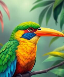 Bird Portrait Paint Numbers