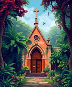 Church Entrance Paint Numbers