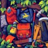 Realistic Jungle Expedition Gear Paint By Numbers