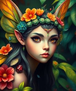 Fairy Portrait Paint Numbers