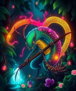 Glowworm Harvester Paint Numbers