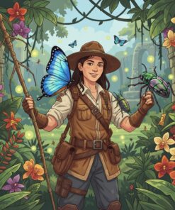 Realistic Jungle Insect Tamer Paint By Numbers