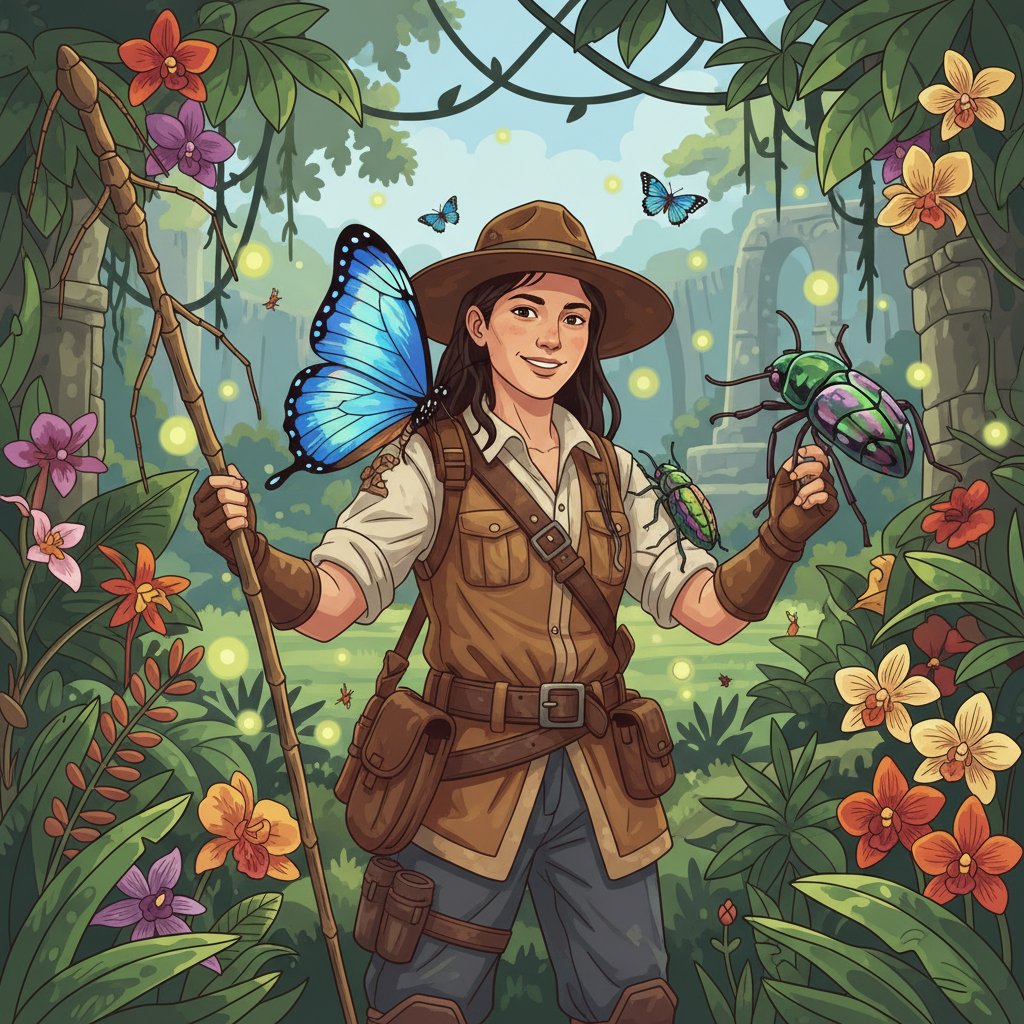 realistic-jungle-insect-tamer-paint-by-numbers-kit