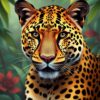 Leopard Portrait Paint Numbers