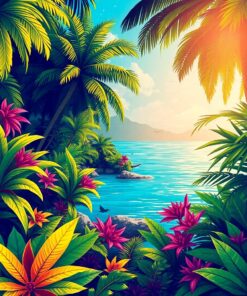 Jungle Light Paint Numbers