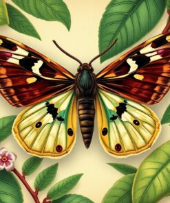 Moth Specimen Paint Numbers