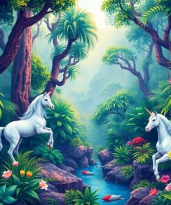 Mythic Oasis Paint Numbers