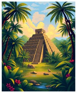 Pyramid Morning Paint Numbers