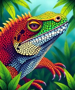 Reptile Portrait Paint Numbers