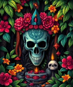 Skull Shrine Paint Numbers