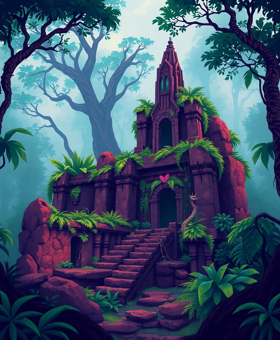 Spirit Ruins Paint Numbers Spirit Ruins Paint Numbers