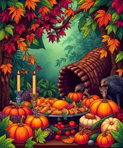 Thanksgiving Feast Paint Numbers