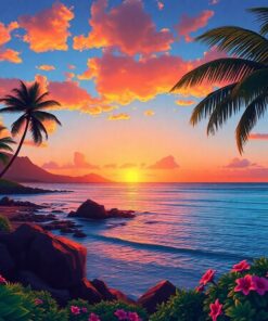 Golden Hour Paint Numbers