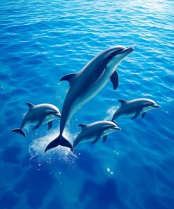 Dolphin Pod Paint Numbers