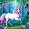 Unicorn Forest Paint Numbers