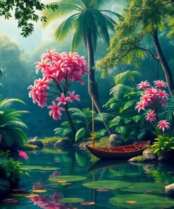 Vintage Lagoon Paint Numbers