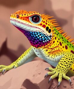 Desert Reptile Paint Numbers