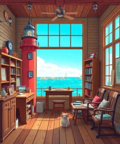 Study Room Paint Numbers