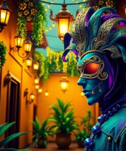 Courtyard Glow Paint Numbers