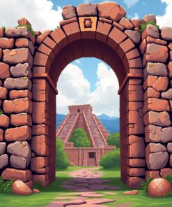 Archway Ruins Paint Numbers