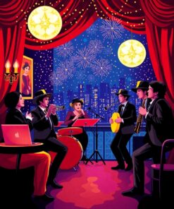 Cabaret Band Paint Numbers