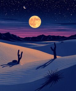 Desert Shadows Paint Numbers