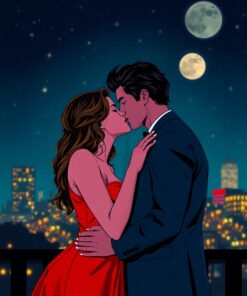 Lovers Kiss Paint Numbers