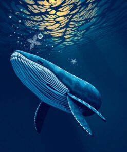 Whale Dive Paint Numbers