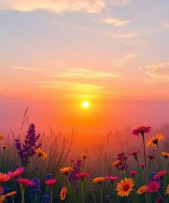 Wildflower Dawn Paint Numbers