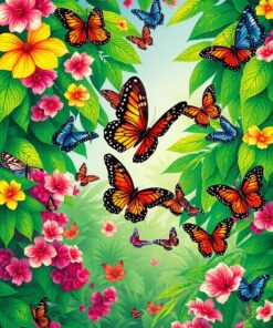 Butterfly Canopy Paint Numbers