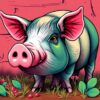 Farm Pig Paint Numbers