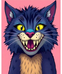 Feline Grin Paint Numbers