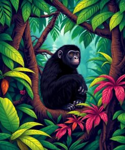 Primate Hideaway Paint Numbers