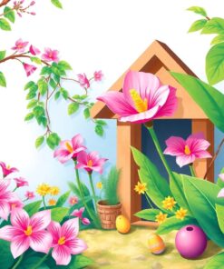 Spring Hideaway Paint Numbers