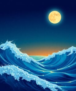 Ocean Waves Paint Numbers