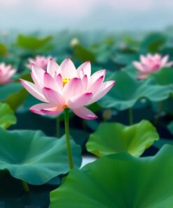 Dew Lotus Paint Numbers