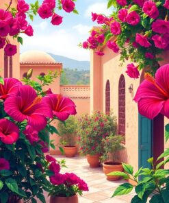 Hibiscus Flora Paint Numbers