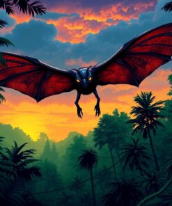 Jungle Dusk Paint Numbers