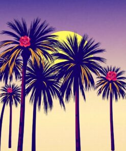 Palm Shadows Paint Numbers