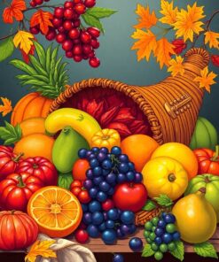 Fruit Feast Paint Numbers