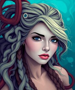 Siren Gaze Paint Numbers