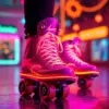 Realistic Neon Roller Laces Paint By Numbers