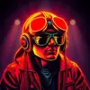Realistic Neon Stage Aviators Paint By Numbers