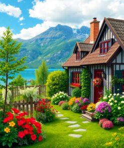 Cottage Garden Paint Numbers