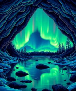 Lights Grotto Paint Numbers