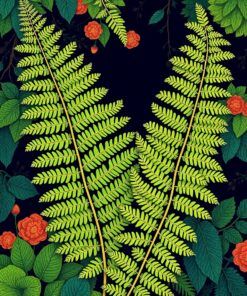 Fern Study Paint Numbers
