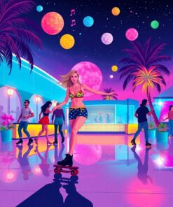 Skater Nights Paint Numbers