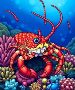 Cleaner Crustacean Paint Numbers