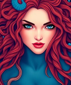 Siren Gaze Paint Numbers