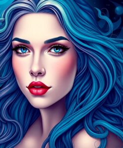 Siren Portrait Paint Numbers